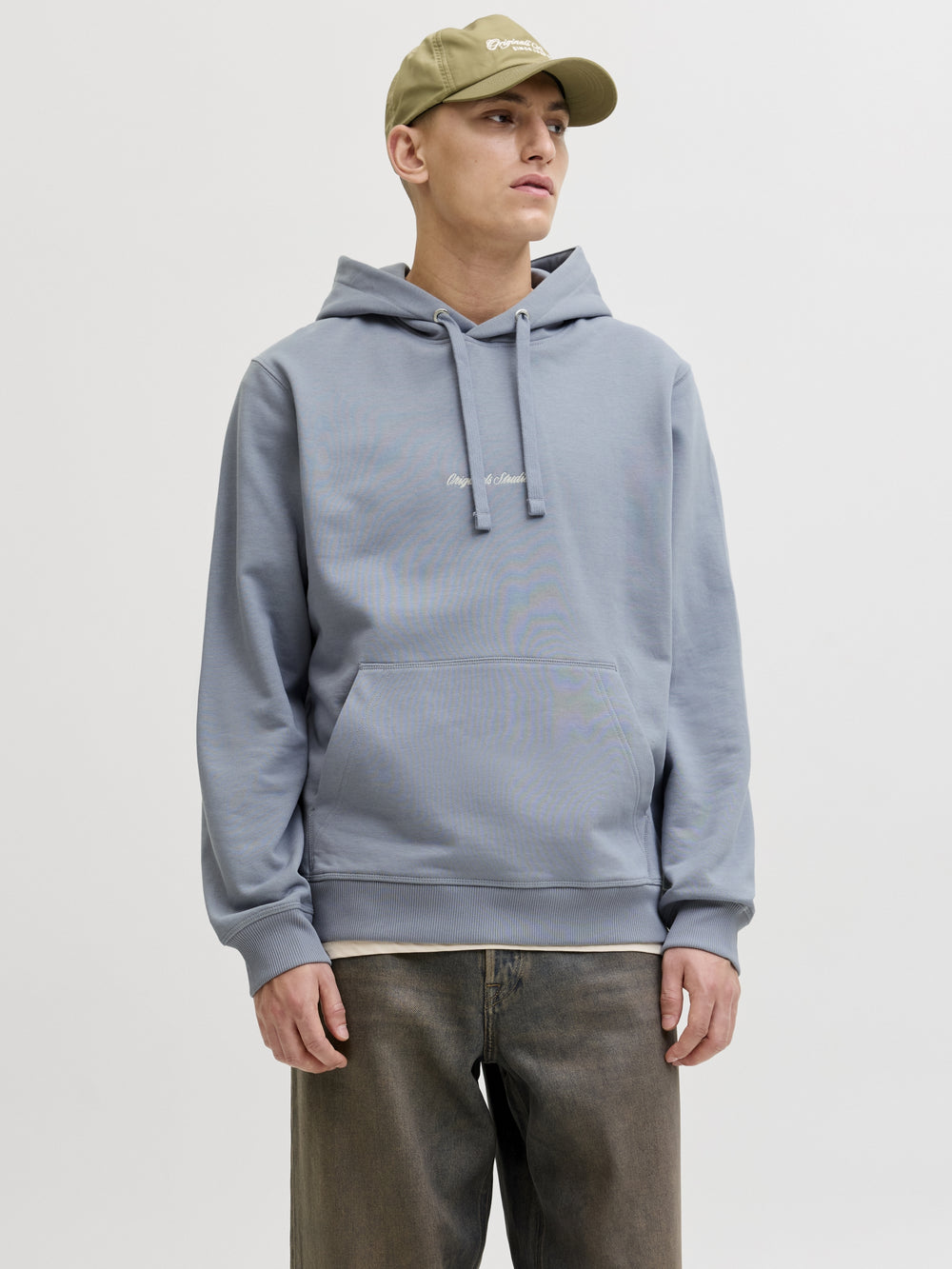 JORNORREBRO EMB SWEAT HOOD NOOS, Tradewinds 175939 Bild 2