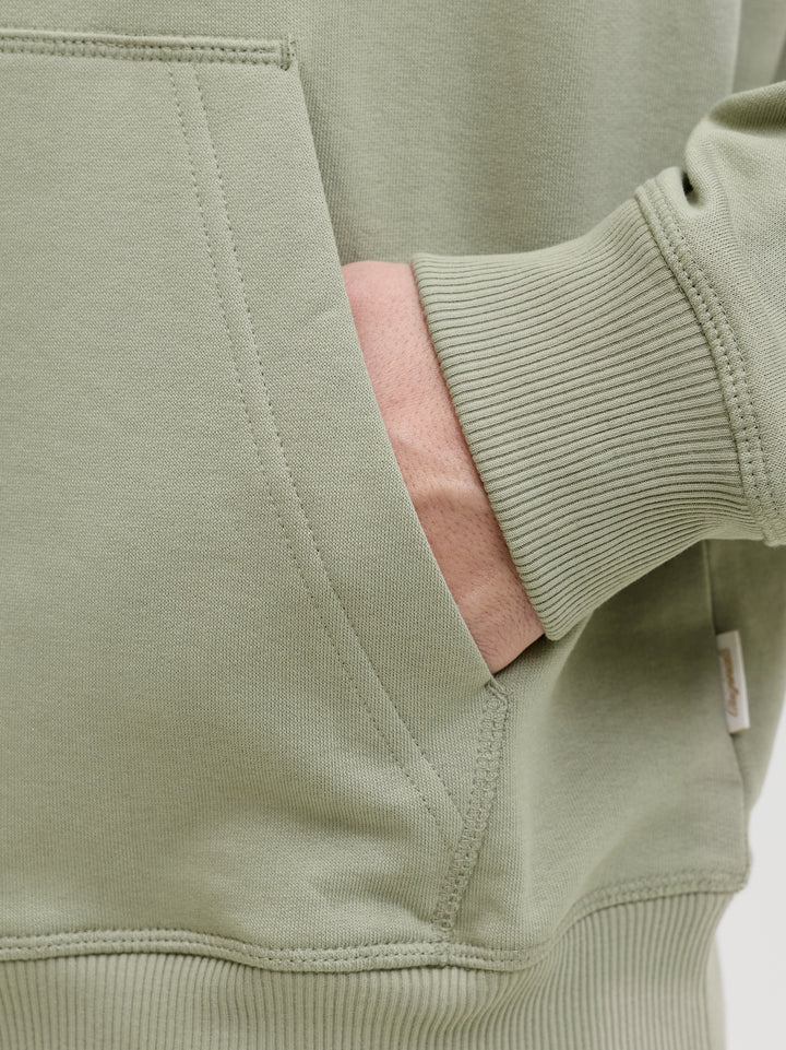 JORNORREBRO EMB SWEAT HOOD NOOS, Seagrass 176290 Bild 2