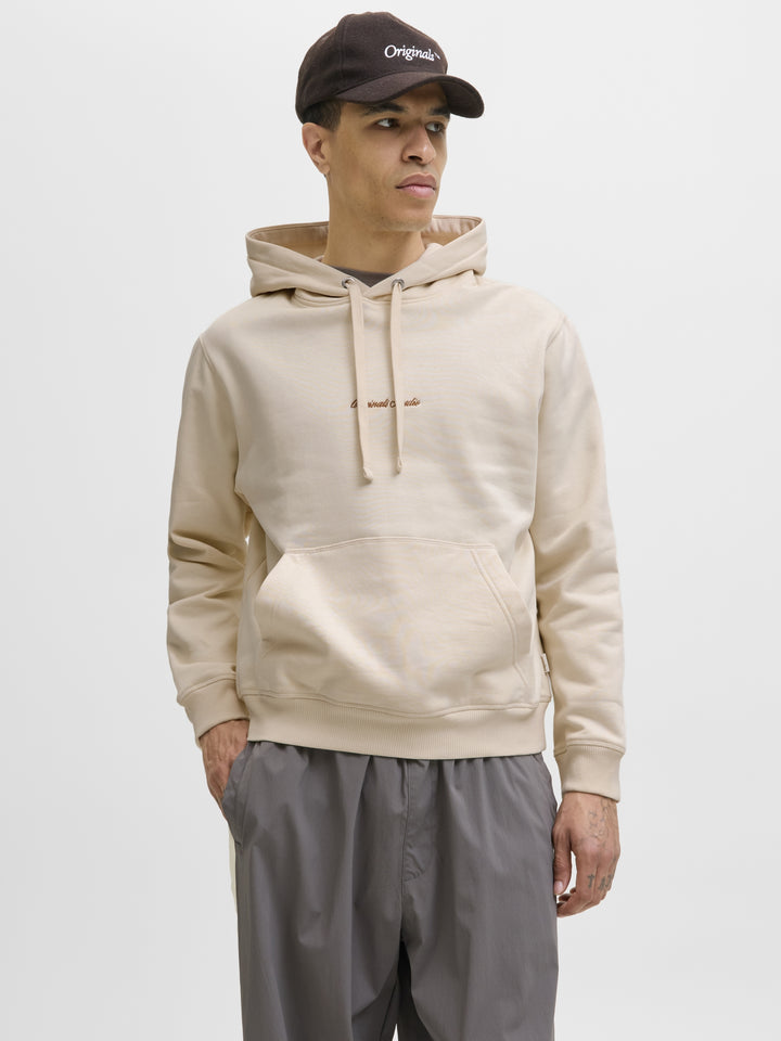 JORNORREBRO EMB SWEAT HOOD NOOS, Antique White 177620 Bild 2