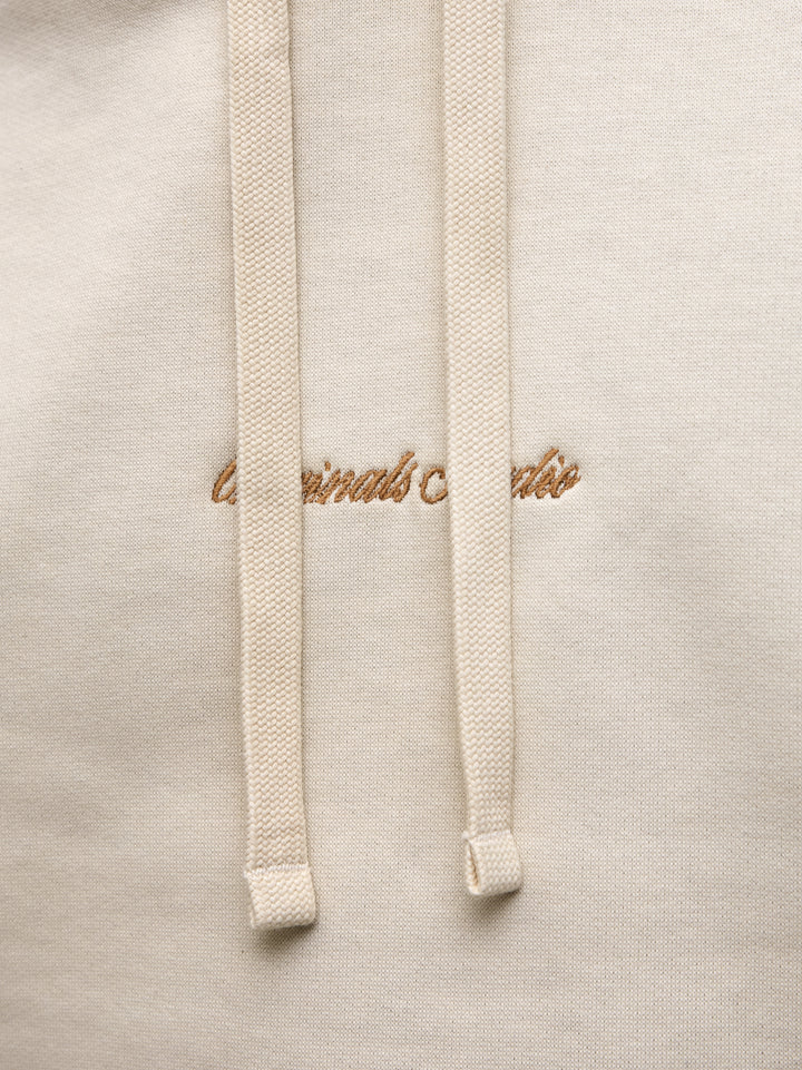 JORNORREBRO EMB SWEAT HOOD NOOS, Antique White 177620 Bild 6