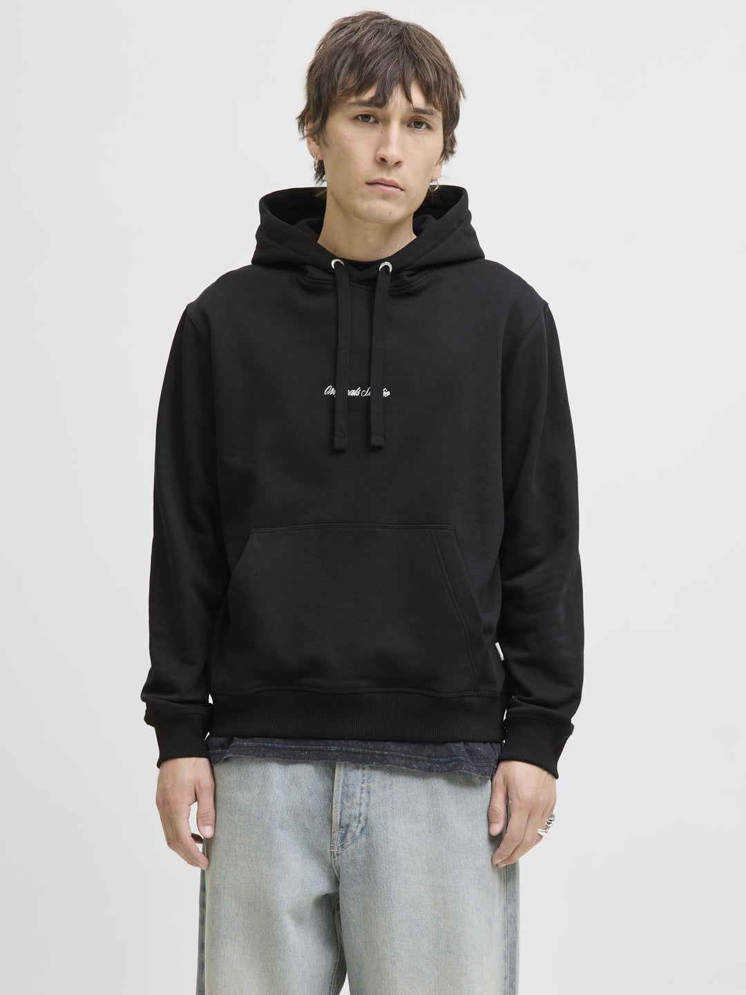 JORNORREBRO EMB SWEAT HOOD NOOS, Black 178012 Bild 2