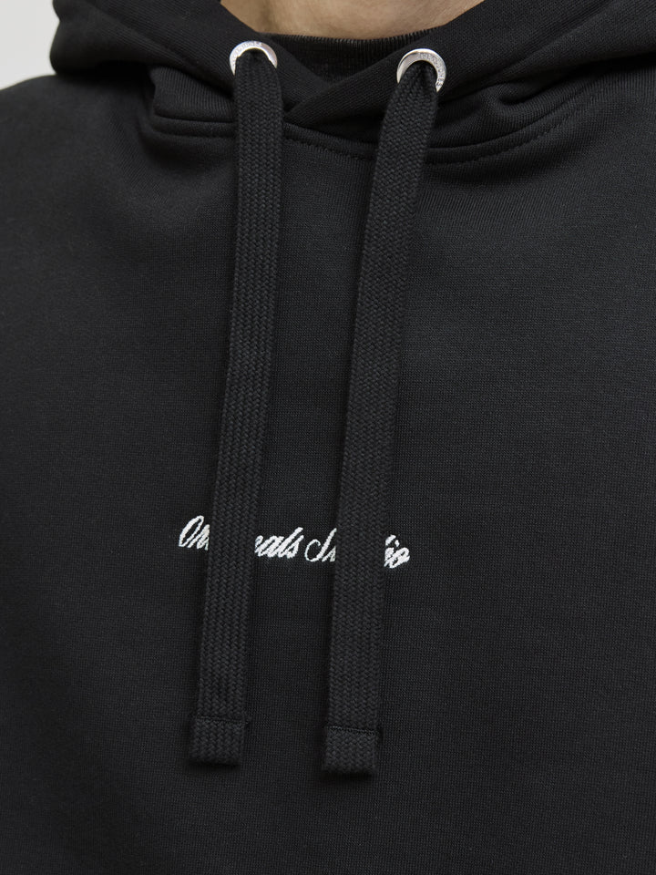 JORNORREBRO EMB SWEAT HOOD NOOS, Black 178012 Bild 5
