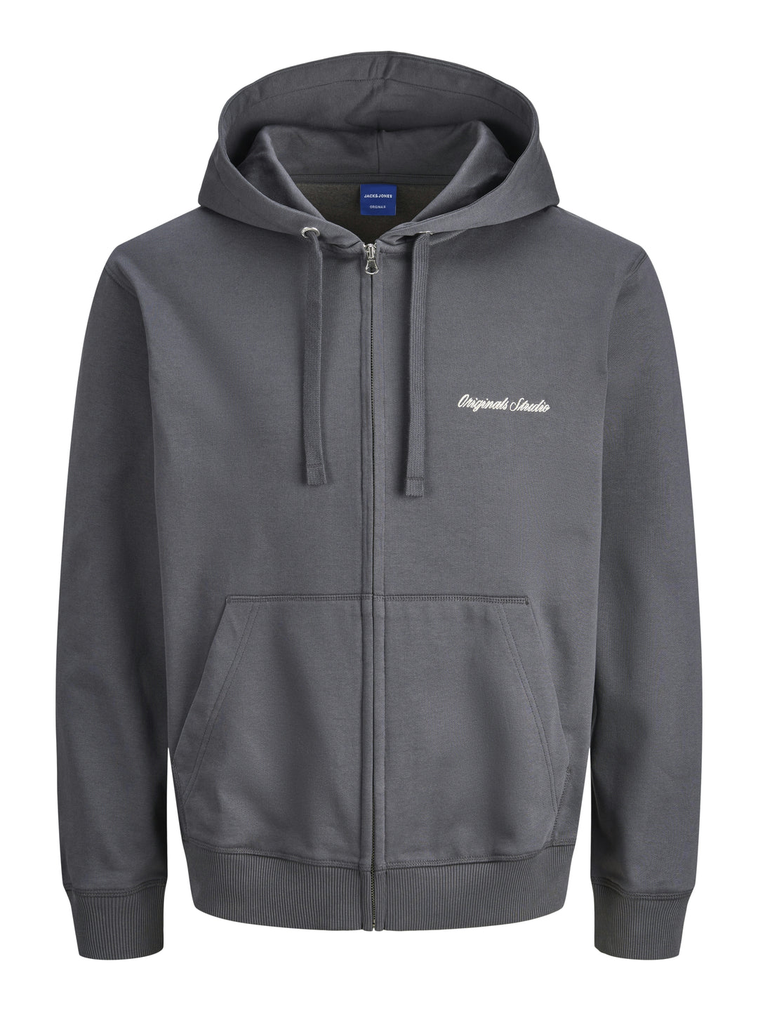 JORNORREBRO EMB SWEAT ZIP HOOD NOOS, Asphalt 176526 Bild 1