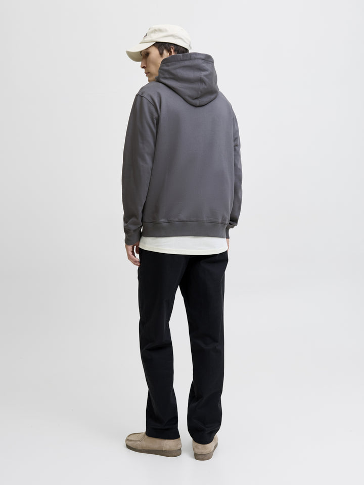 JORNORREBRO EMB SWEAT ZIP HOOD NOOS, Asphalt 176526 Bild 3