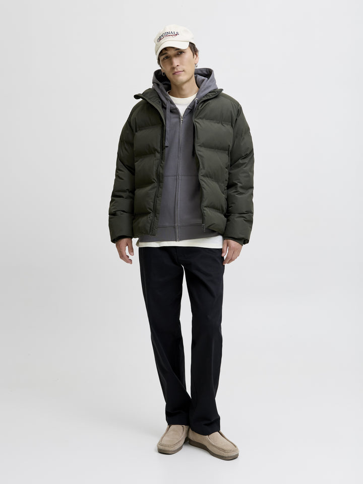 JORNORREBRO EMB SWEAT ZIP HOOD NOOS, Asphalt 176526 Bild 7