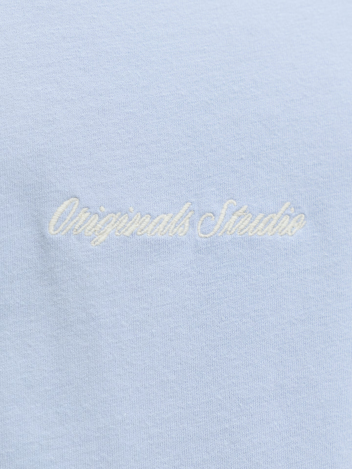 JORNORREBRO EMB TEE SS CREW NECK NO, Cashmere Blue 175775 Bild 3