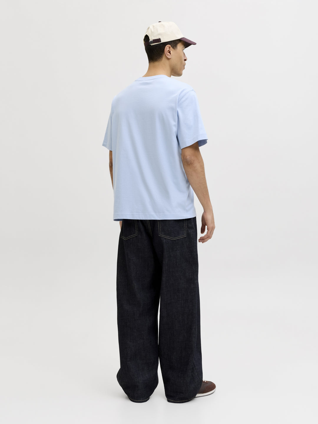 JORNORREBRO EMB TEE SS CREW NECK NO, Cashmere Blue 175775 Bild 4