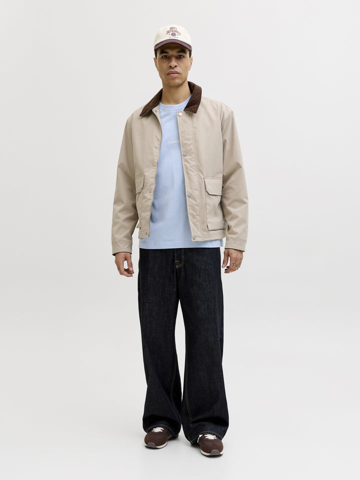 JORNORREBRO EMB TEE SS CREW NECK NO, Cashmere Blue 175775 Bild 6