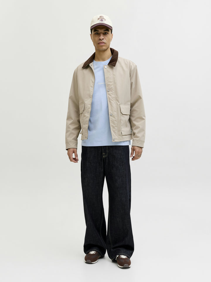 JORNORREBRO EMB TEE SS CREW NECK NO, Cashmere Blue 175775 Bild 6