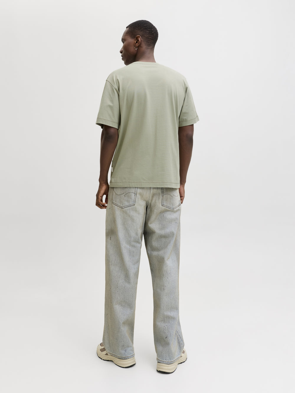 JORNORREBRO EMB TEE SS CREW NECK NO, Seagrass 176290 Bild 2