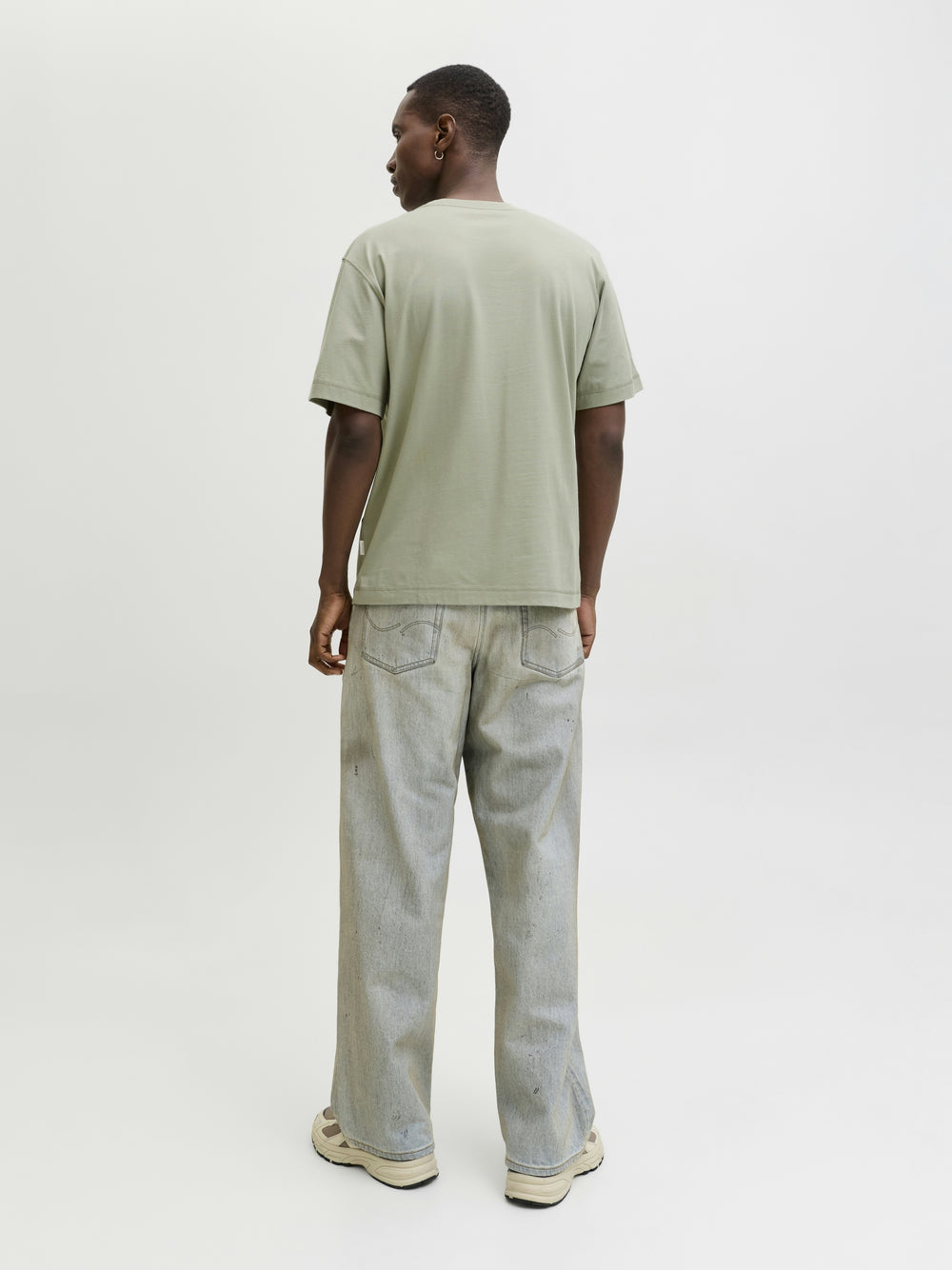 JORNORREBRO EMB TEE SS CREW NECK NO, Seagrass 176290 Bild 2