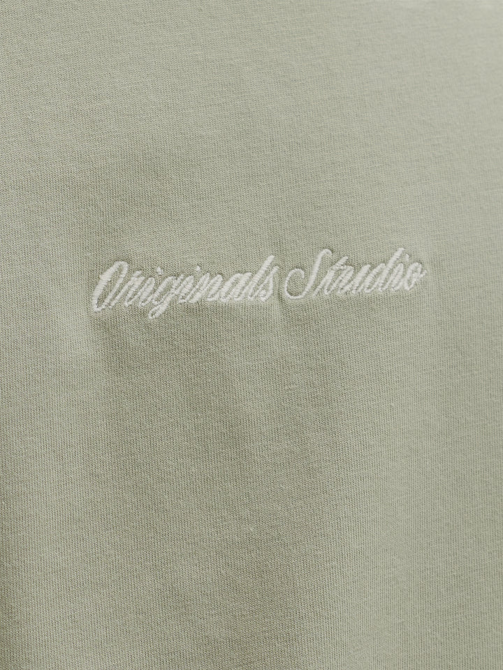 JORNORREBRO EMB TEE SS CREW NECK NO, Seagrass 176290 Bild 7