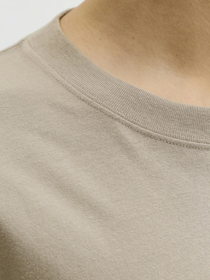 JORNORREBRO EMB TEE SS CREW NECK NO, Vintage Khaki 176620 Bild 6