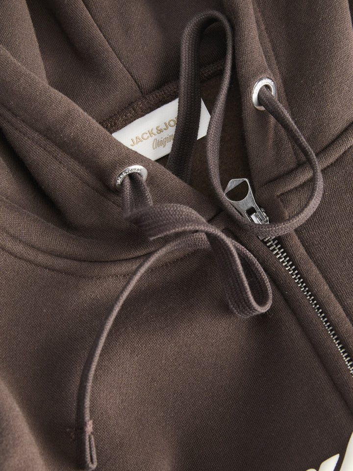 JORNORREBRO FRONT SWEAT ZIP HOOD, Java 176035 Bild 4
