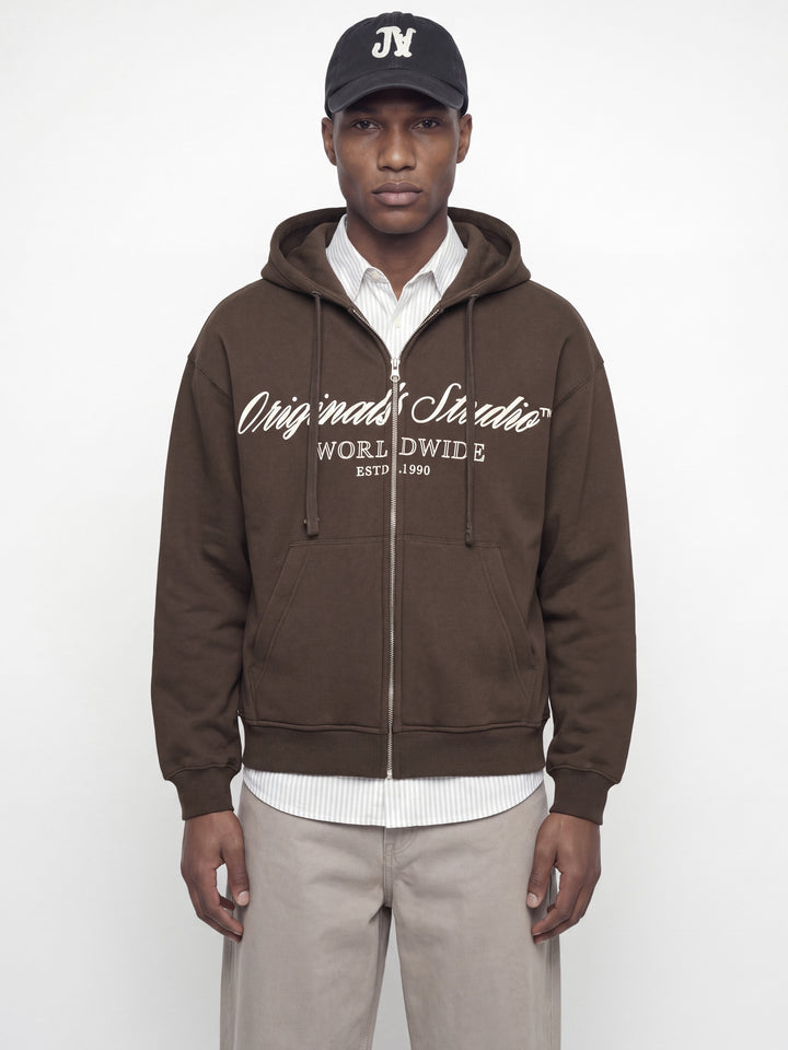 JORNORREBRO FRONT SWEAT ZIP HOOD, Java 176035 Bild 6