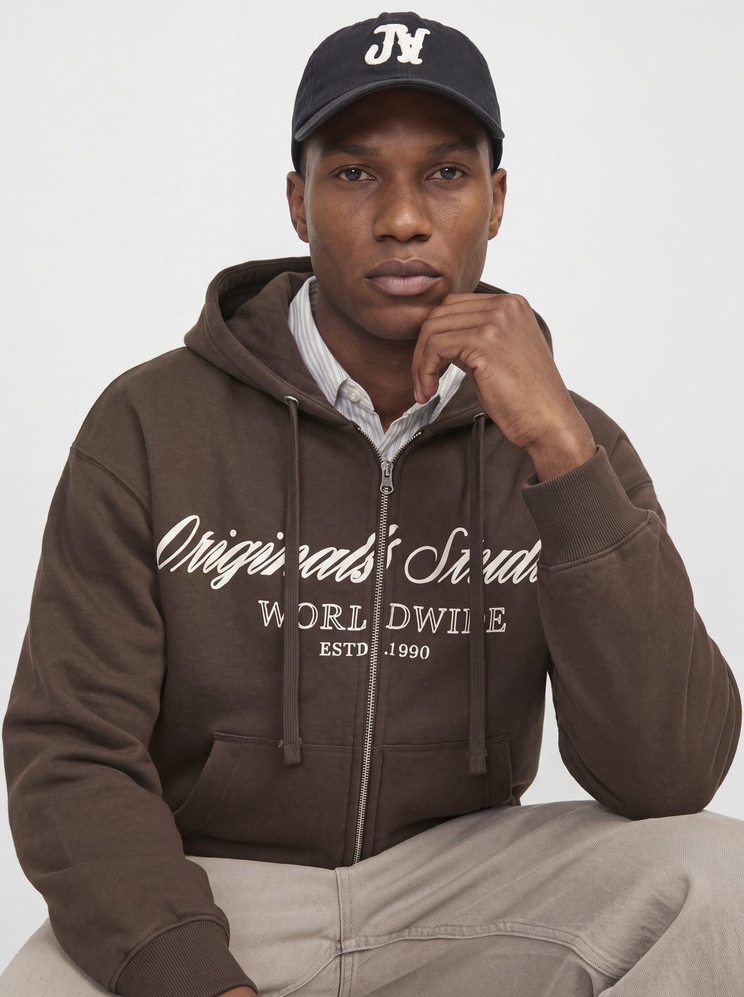 JORNORREBRO FRONT SWEAT ZIP HOOD, Java 176035 Bild 9