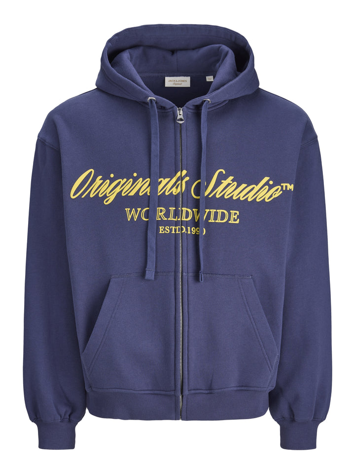 JORNORREBRO FRONT SWEAT ZIP HOOD, Crown Blue 177109 Bild 1