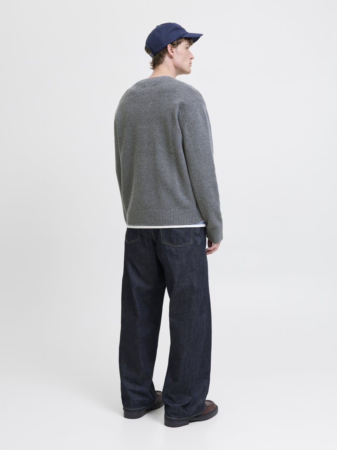 JORNORREBRO KNIT CARDIGAN LN, Dark Grey Melange 179084 Bild 2
