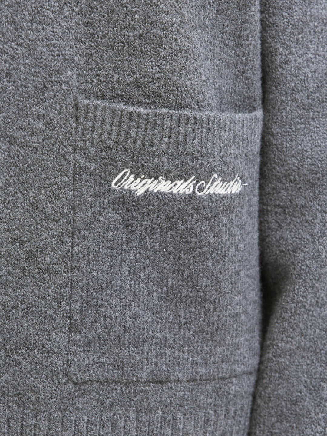 JORNORREBRO KNIT CARDIGAN LN, Dark Grey Melange 179084 Bild 5