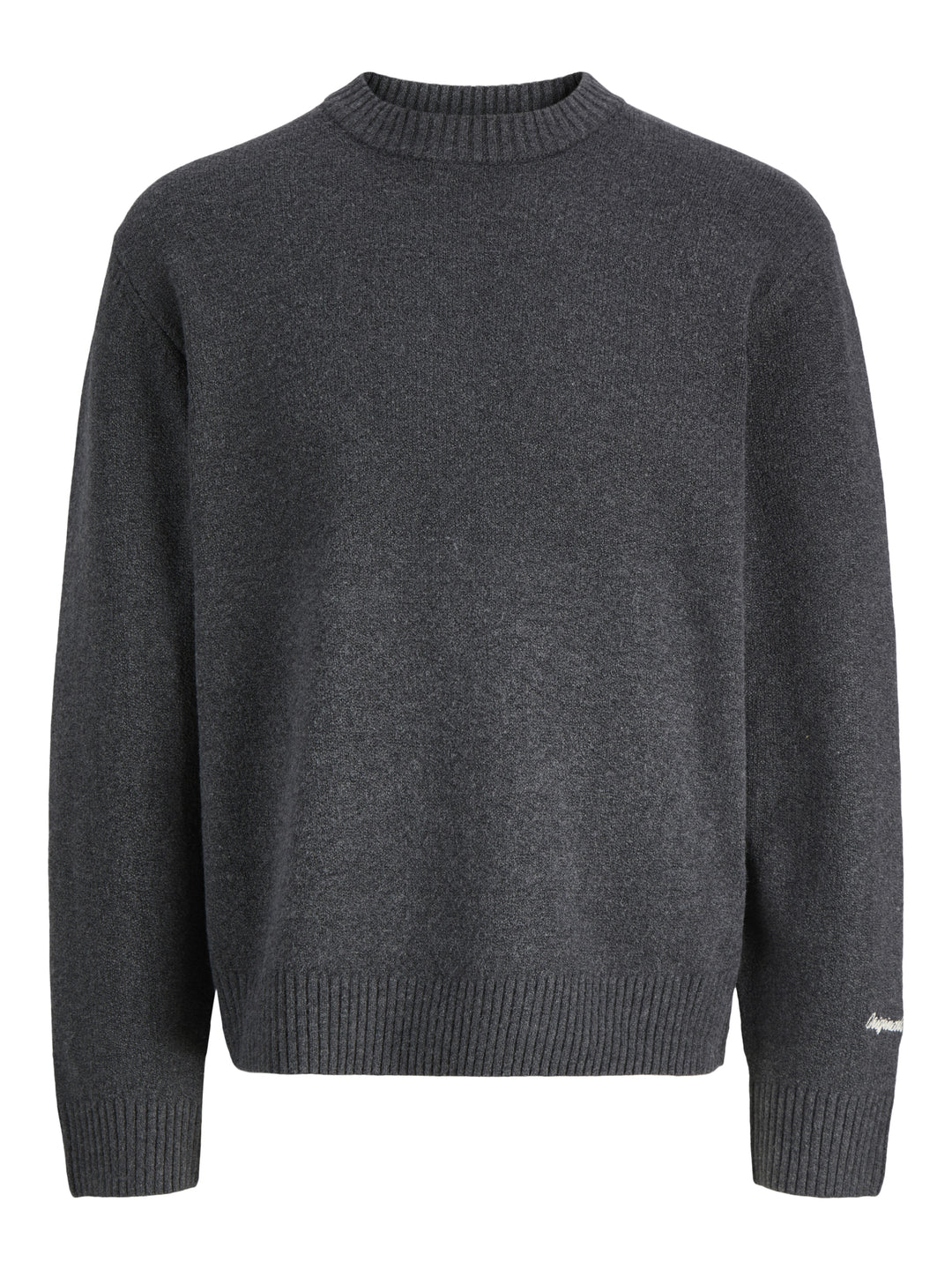 JORNORREBRO KNIT CREW NECK SN, Dark Grey Melange 179084 Bild 1