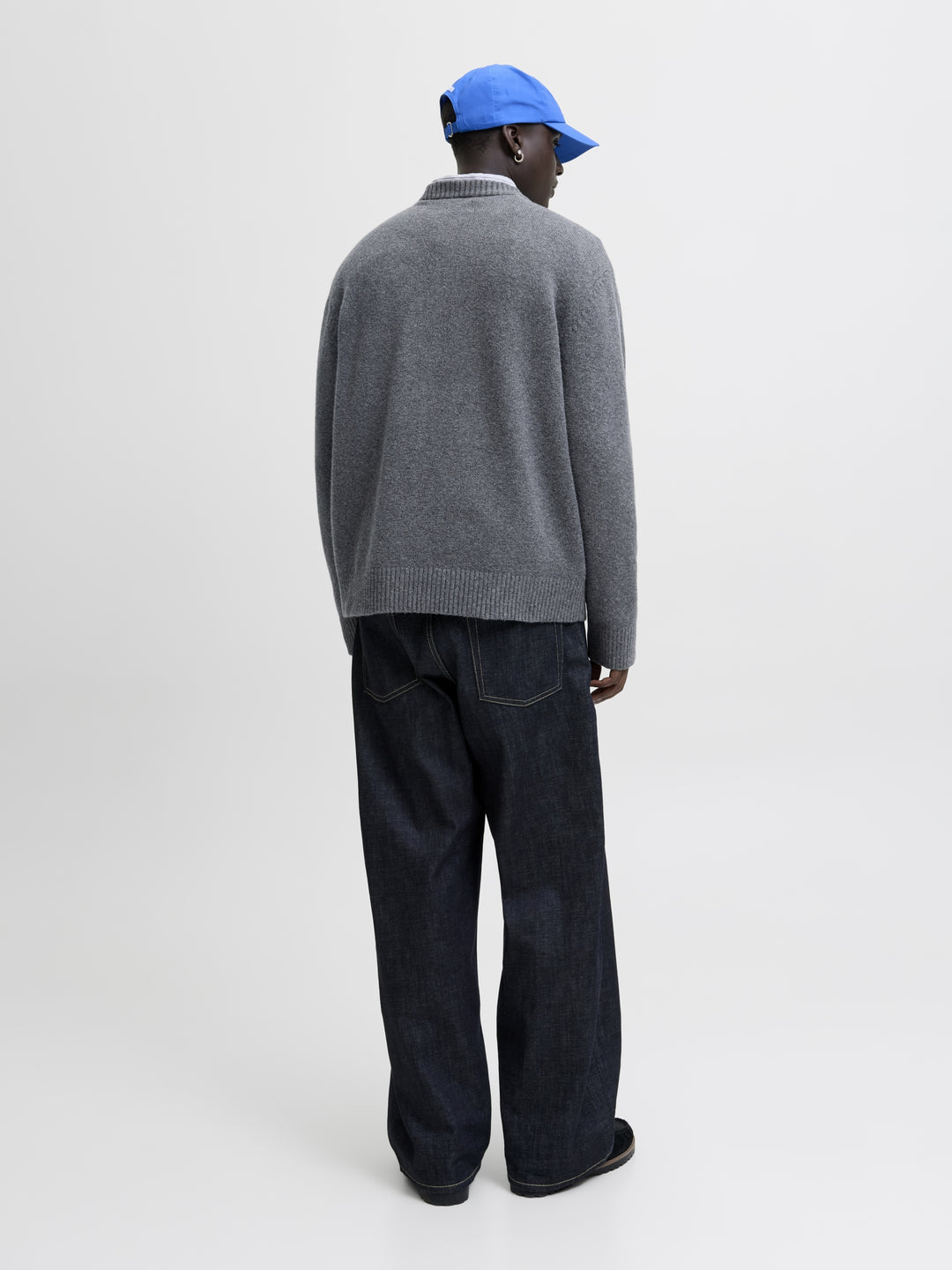 JORNORREBRO KNIT CREW NECK SN, Dark Grey Melange 179084 Bild 2
