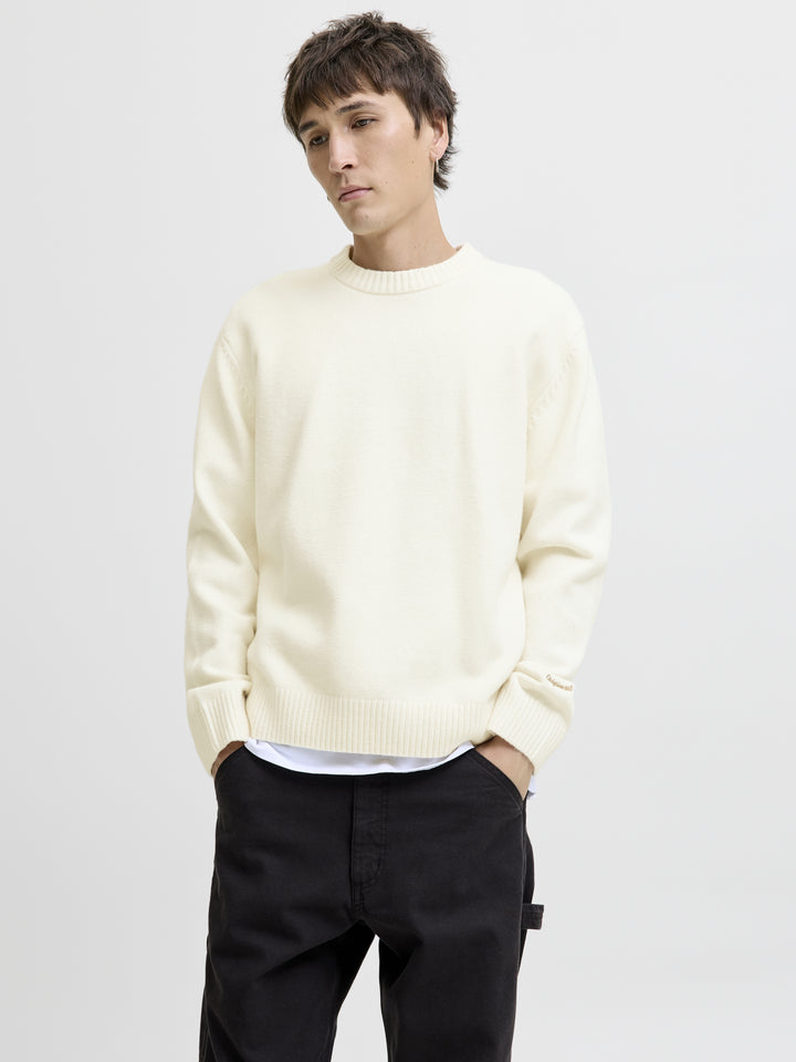 JORNORREBRO KNIT CREW NECK SN, Sea Salt 296416 Bild 1