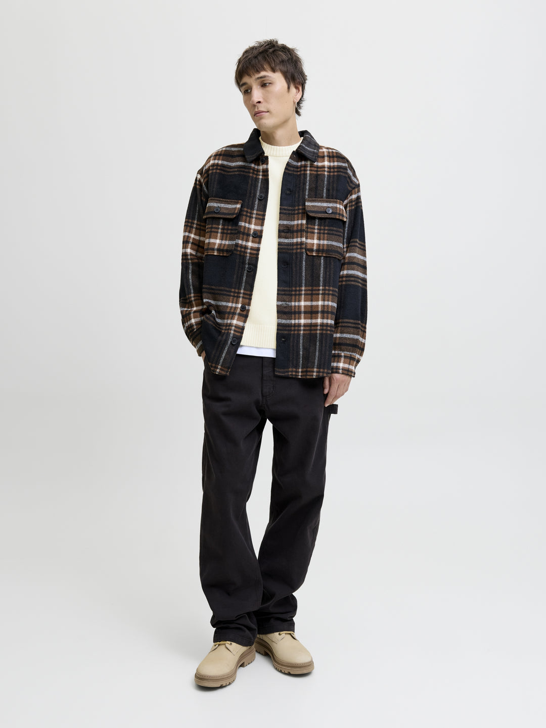 JORNORREBRO KNIT CREW NECK SN, Sea Salt 296416 Bild 5