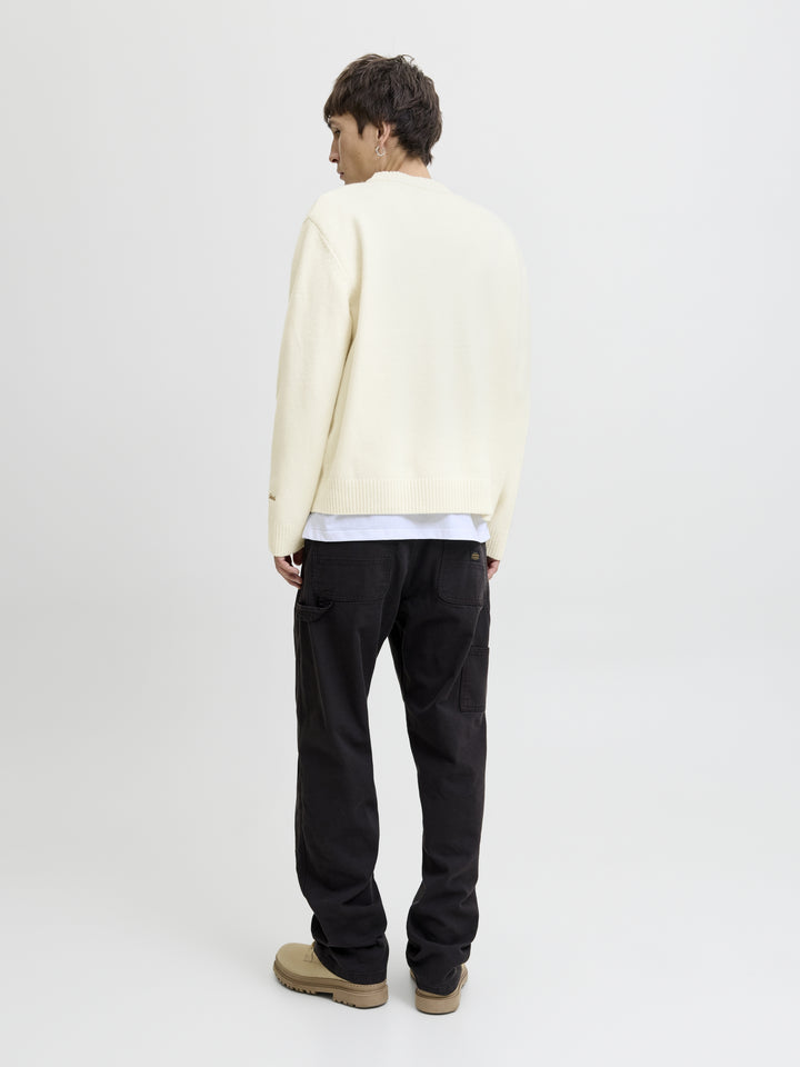 JORNORREBRO KNIT CREW NECK SN, Sea Salt 296416 Bild 6