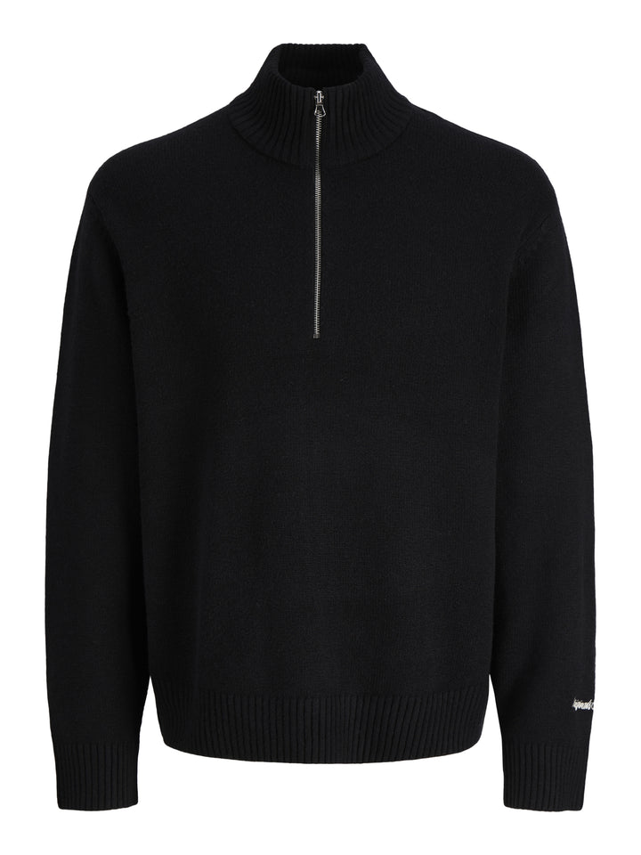 JORNORREBRO KNIT HALF ZIP SN, Black 178012 Bild 1