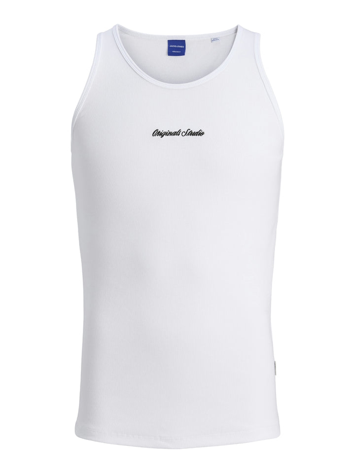 JORNORREBRO RIB TANK TOP, Bright White 177627 Bild 1