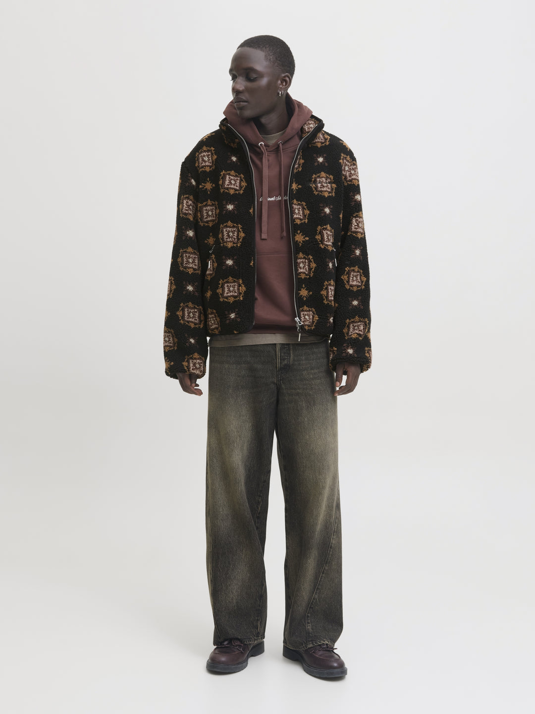 JORNORREBRO TEDDY AOP JACKET, Black/AOP 178012001 Bild 5