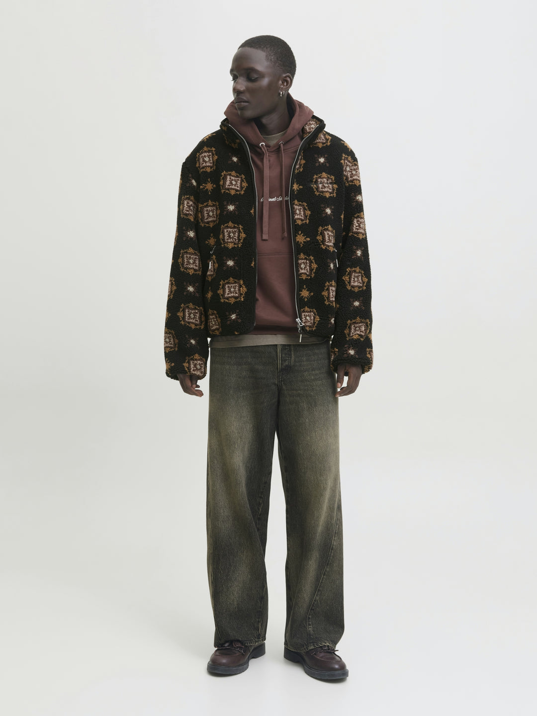 JORNORREBRO TEDDY AOP JACKET, Black/AOP 178012001 Bild 5