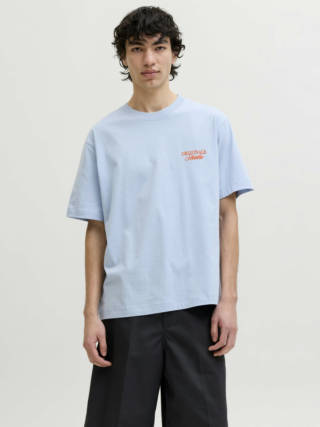 JORNORREBRO TYPO TEE SS CREW NECK N, Cashmere Blue/SS 26 175775001 Bild 3