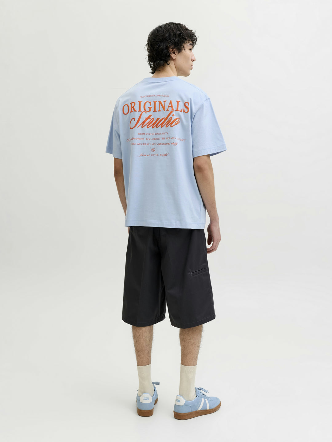 JORNORREBRO TYPO TEE SS CREW NECK N, Cashmere Blue/SS 26 175775001 Bild 5