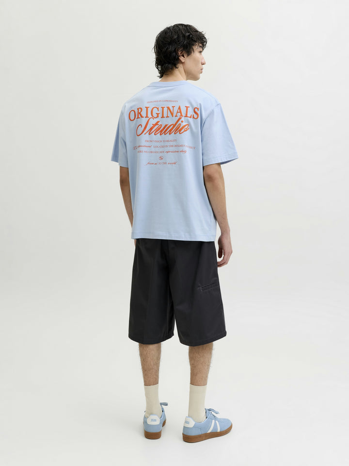 JORNORREBRO TYPO TEE SS CREW NECK N, Cashmere Blue/SS 26 175775001 Bild 5
