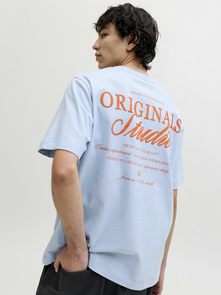 JORNORREBRO TYPO TEE SS CREW NECK N, Cashmere Blue/SS 26 175775001 Bild 6