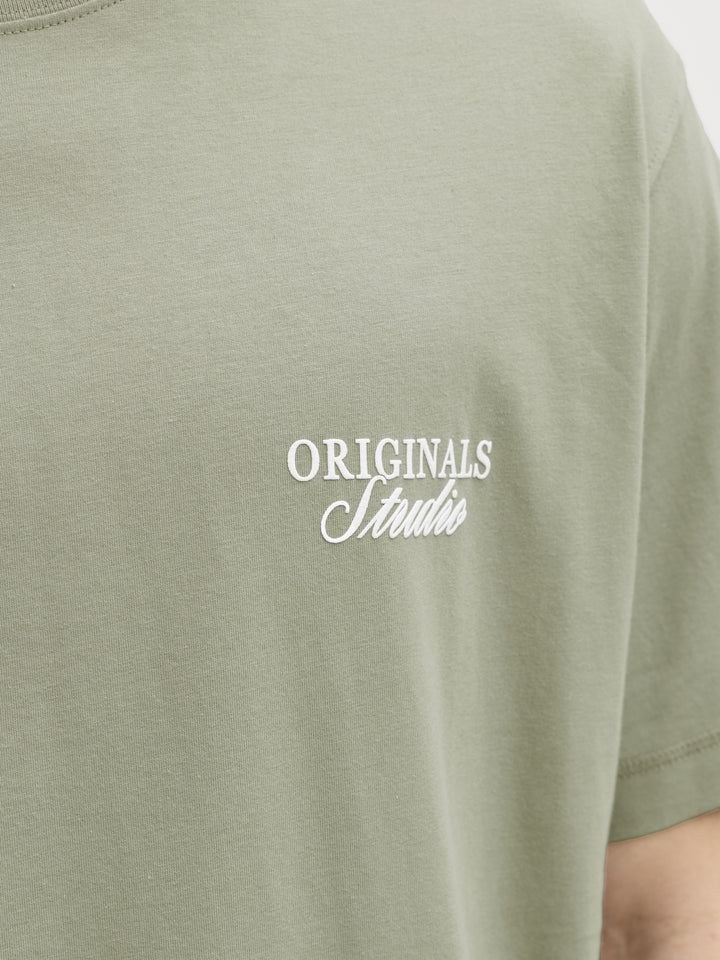 JORNORREBRO TYPO TEE SS CREW NECK N, Seagrass/SS 26 176290001 Bild 4