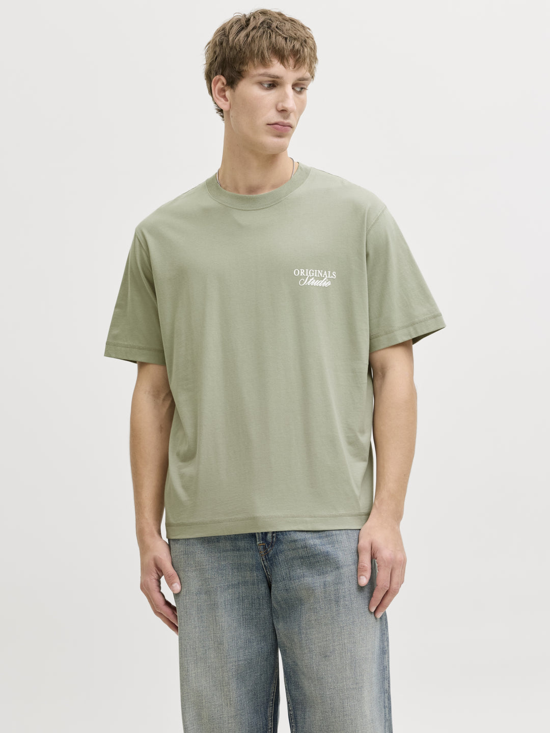 JORNORREBRO TYPO TEE SS CREW NECK N, Seagrass/SS 26 176290001 Bild 5
