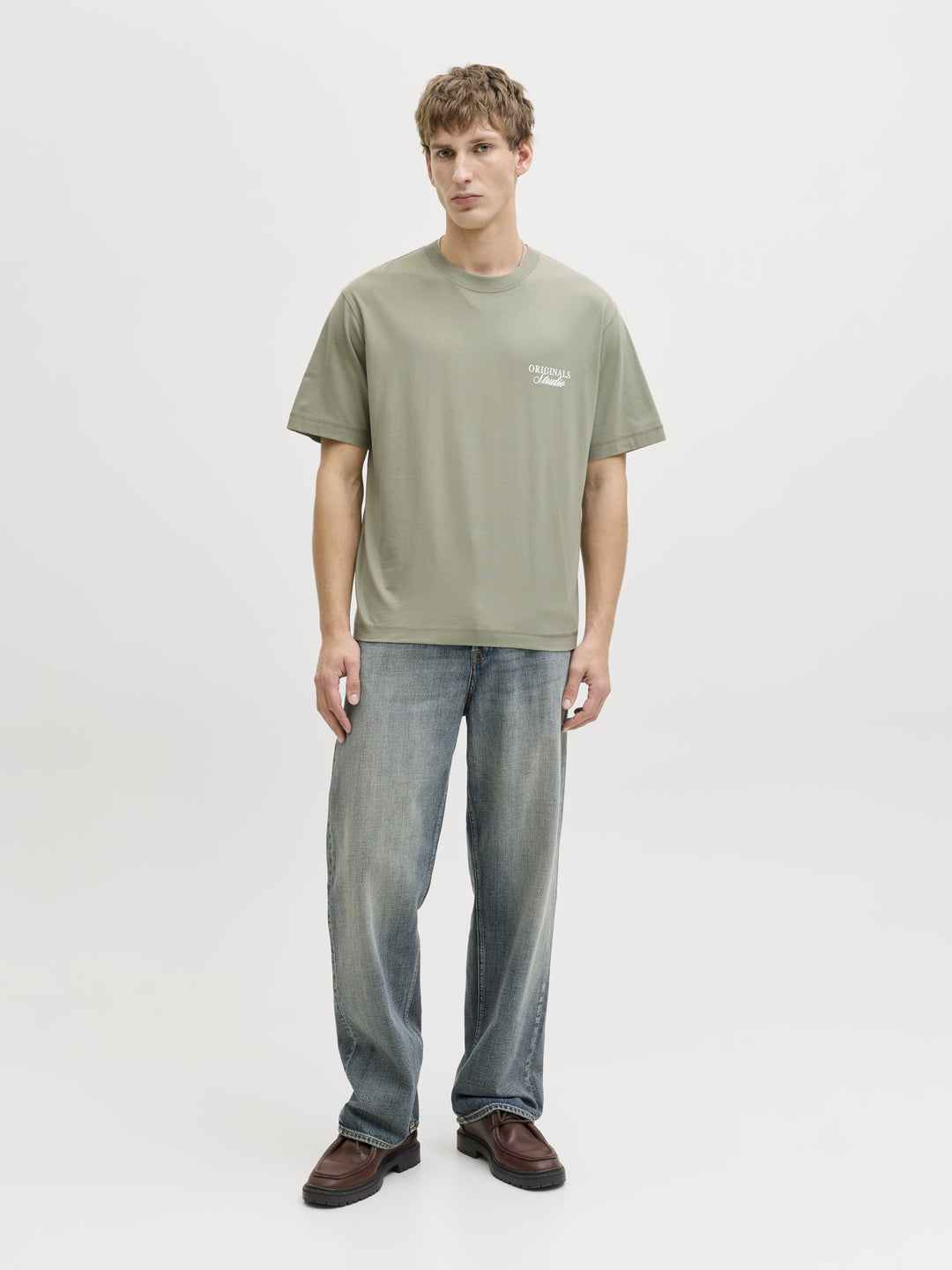 JORNORREBRO TYPO TEE SS CREW NECK N, Seagrass/SS 26 176290001 Bild 7