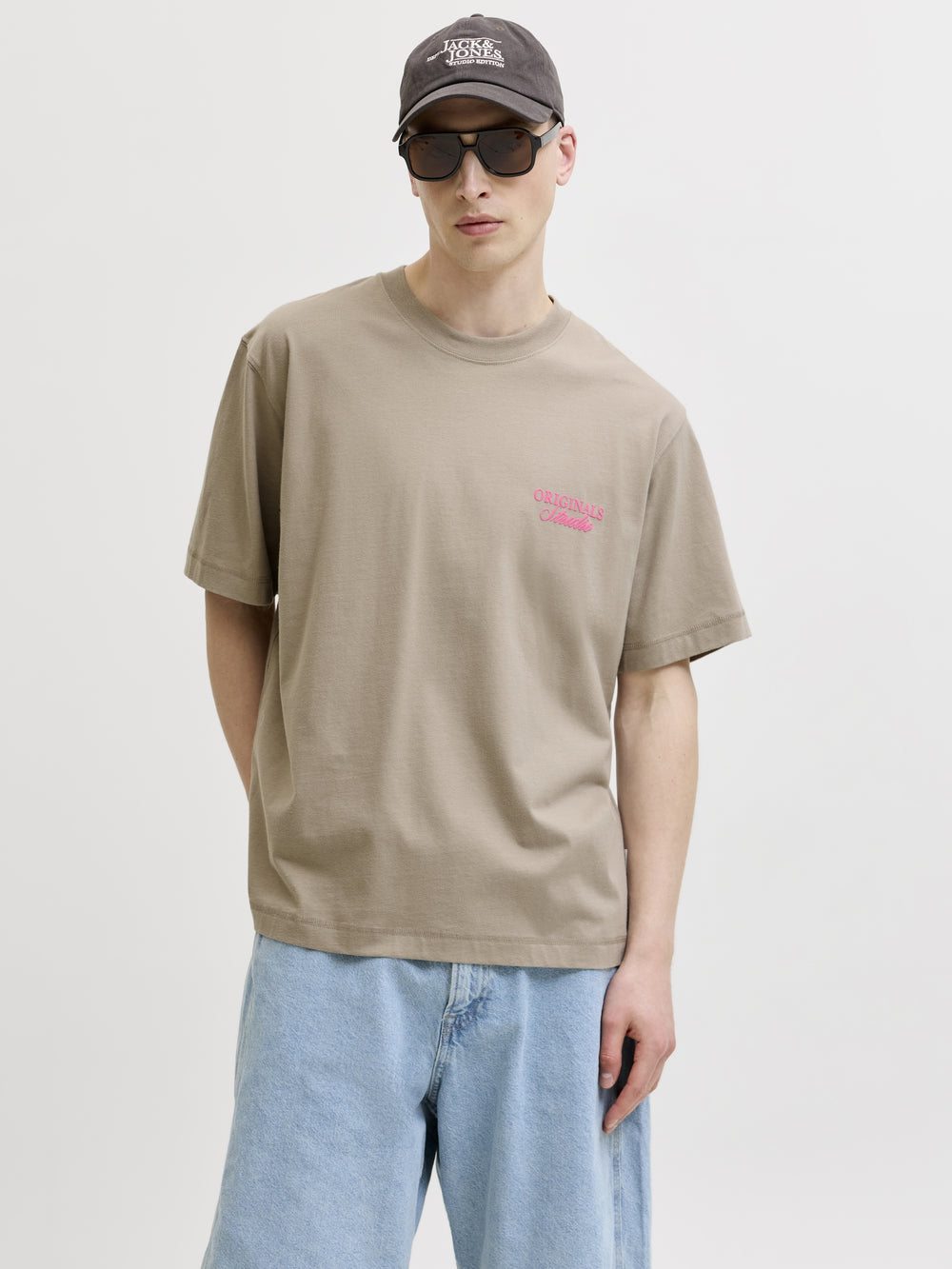 JORNORREBRO TYPO TEE SS CREW NECK N, Vintage Khaki/SS 26 176620001 Bild 2