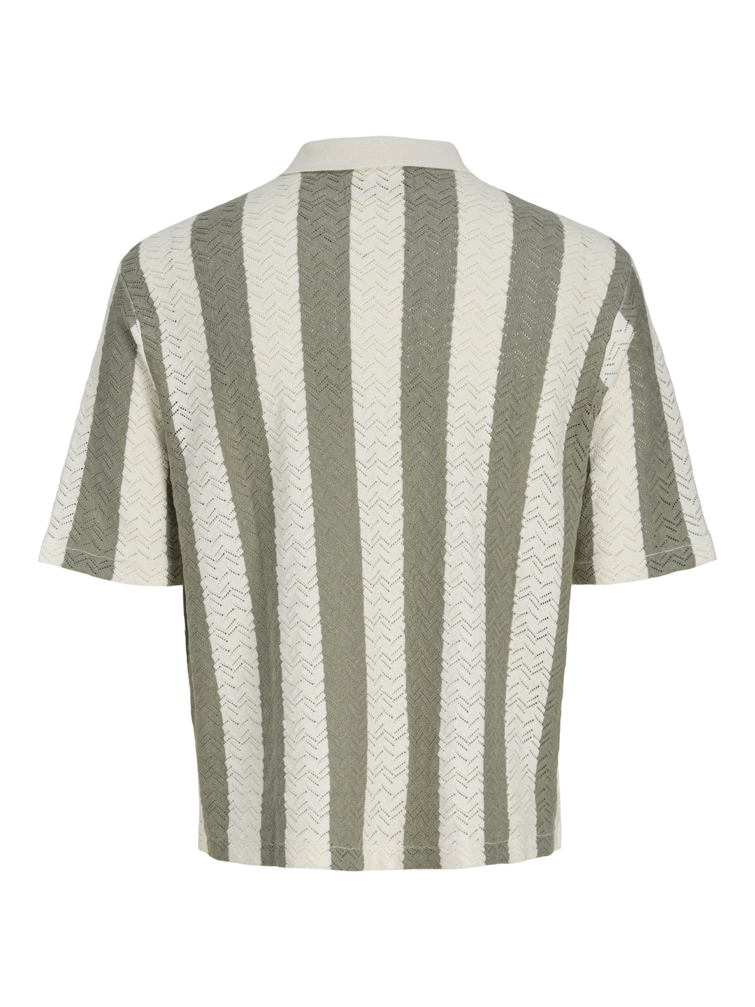 JORTYLER KNIT SS POLO SN, Sea Salt/Sea Grass 296416011 Bild 3