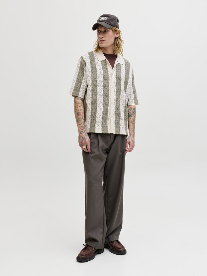 JORTYLER KNIT SS POLO SN, Sea Salt/Sea Grass 296416011 Bild 7