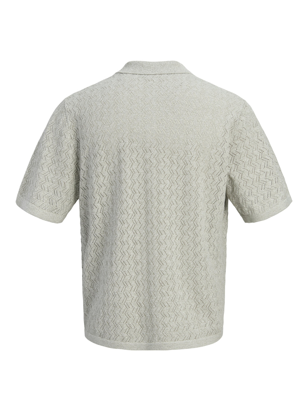 JORTYLER KNIT SS SPLIT NECK POLO SN, Seagrass 176290 Bild 2