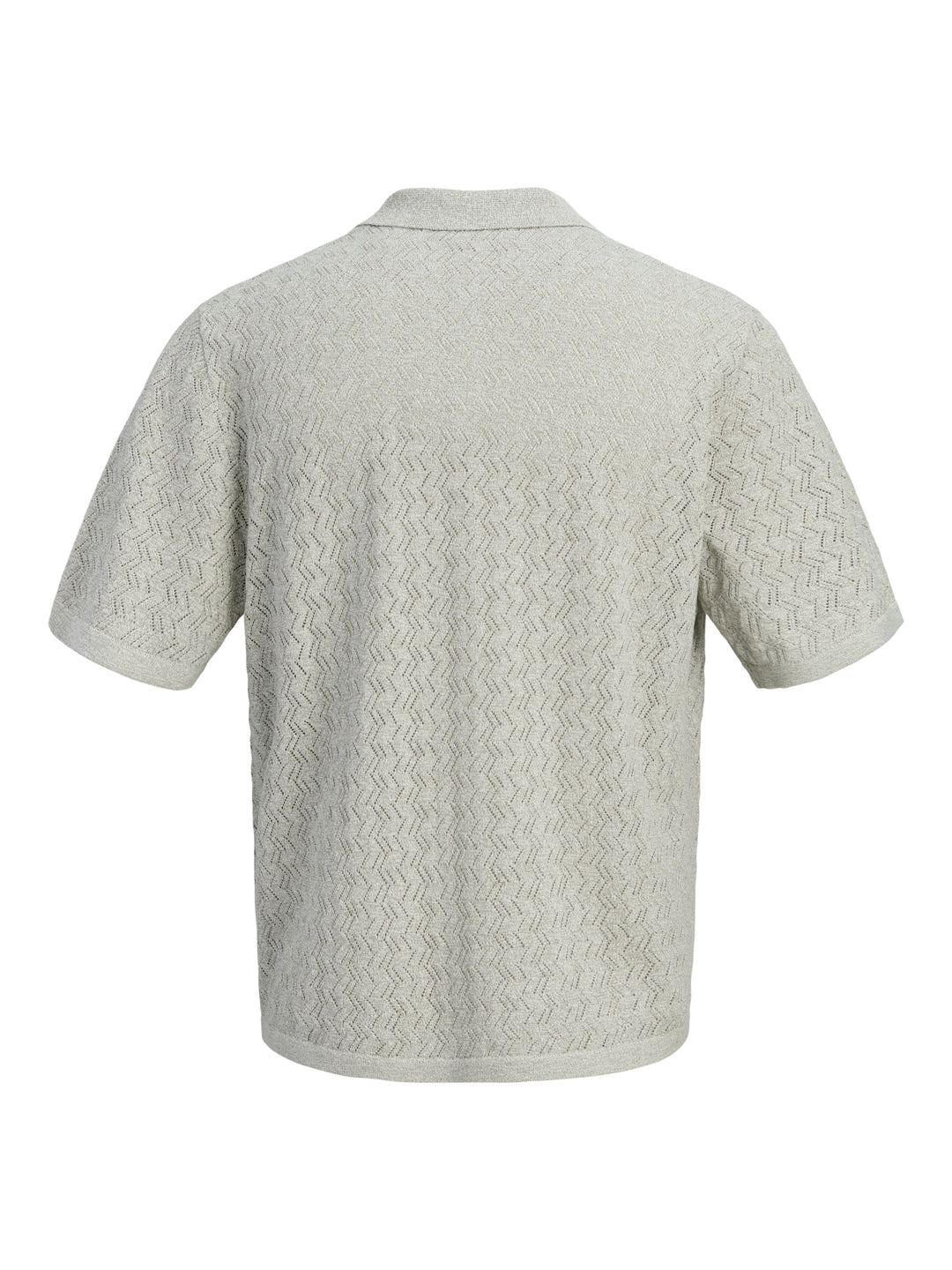 JORTYLER KNIT SS SPLIT NECK POLO SN, Seagrass 176290 Bild 2