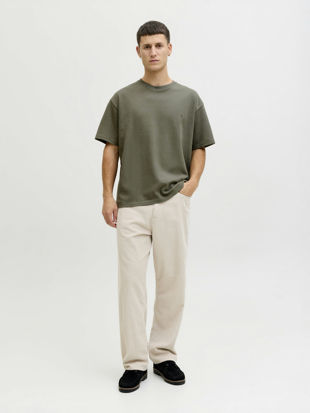 JPRBLAETHAN SS LOGO TEE SN, Smokey Olive 299835 Bild 2