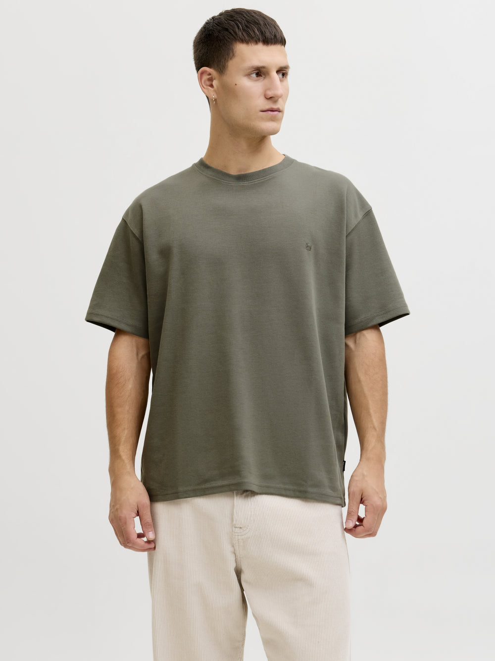 JPRBLAETHAN SS LOGO TEE SN, Smokey Olive 299835 Bild 2