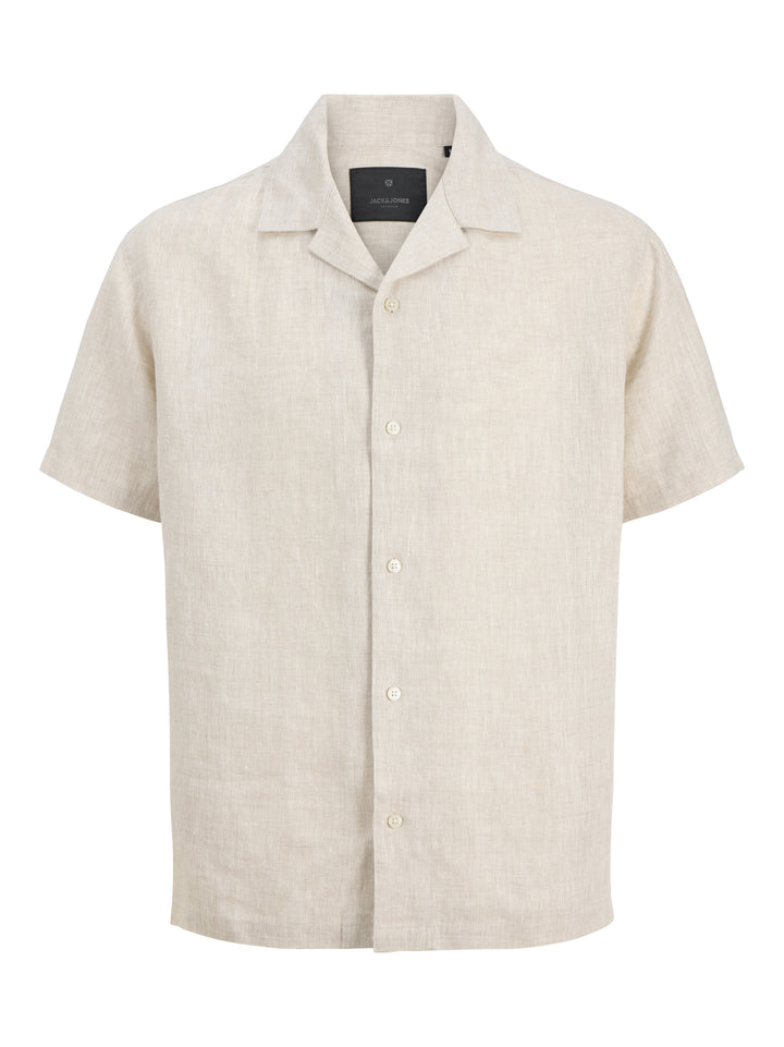 JPRBLALAWRENCE LINEN RESORT S/S SHI, Silver Lining/RELAXED FIT 176688001 Bild 1
