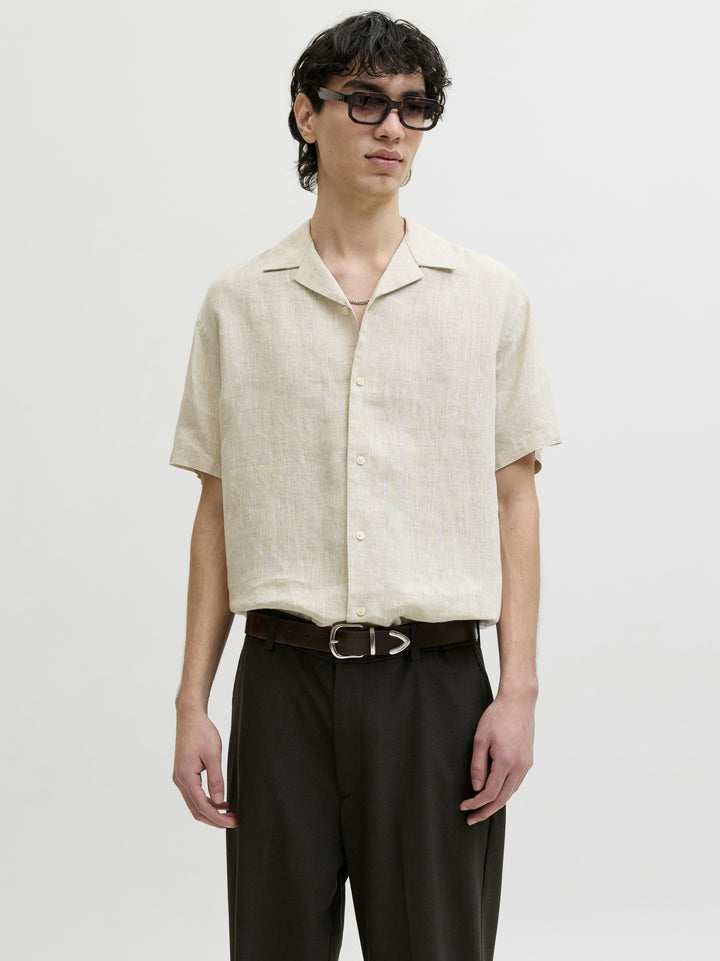 JPRBLALAWRENCE LINEN RESORT S/S SHI, Silver Lining/RELAXED FIT 176688001 Bild 2