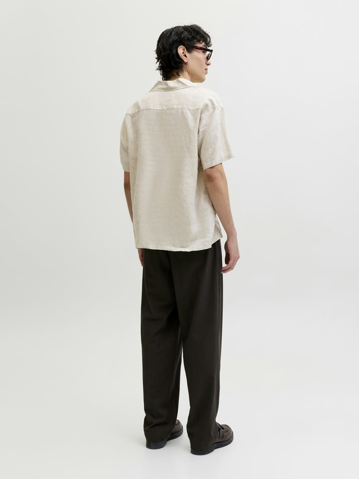 JPRBLALAWRENCE LINEN RESORT S/S SHI, Silver Lining/RELAXED FIT 176688001 Bild 3