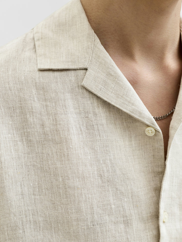 JPRBLALAWRENCE LINEN RESORT S/S SHI, Silver Lining/RELAXED FIT 176688001 Bild 6
